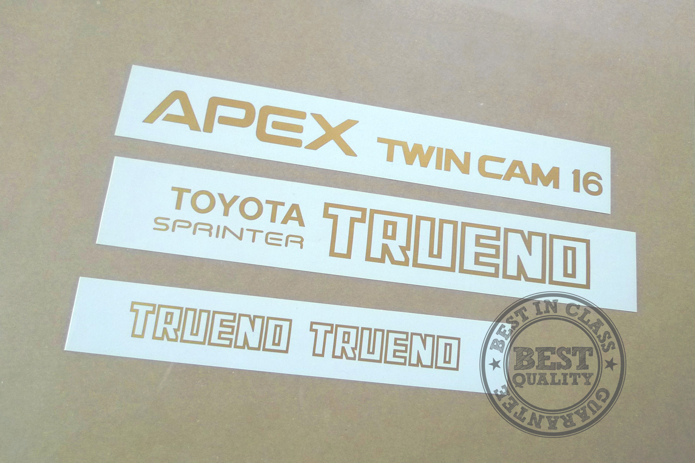 Toyota AE86 Instrument Decal Set Full-Kit